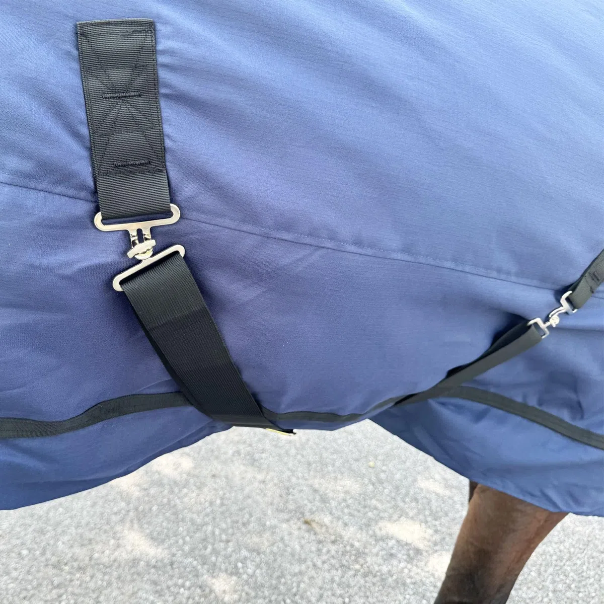 1200 D Pferdedecke, Pferdedecke mit abnehmbarem Halsbezug, 220 g Füllung, dickes Pferdedecke, wasserdicht, schneefest, für Pferde (US 135 cm)