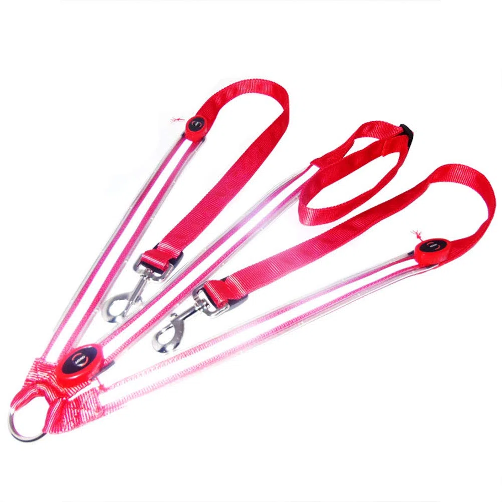 LED-Pferde-Brustgeschirrhalsband mit Hoher Sichtbarkeit für Reiten, Verstellbare Sicherheitsausrüstung, Zusätzliche Sichtbarkeit und Sicherheit für Nachtreiten (Rot)