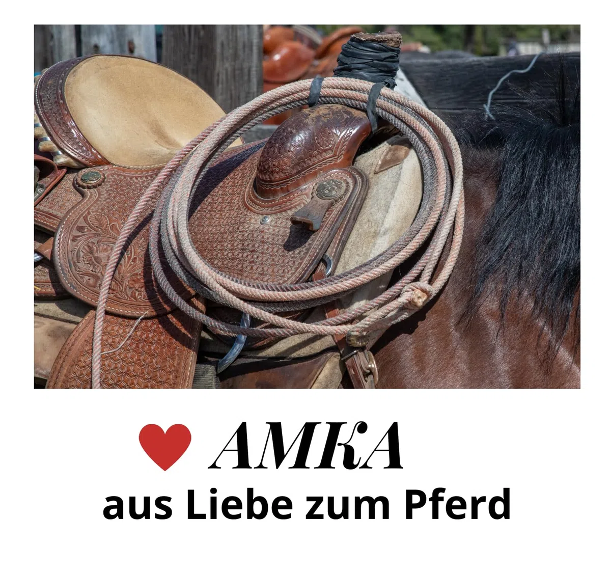 AMKA Westernsattel Comfort Westfever, braun, 15,5 Zoll