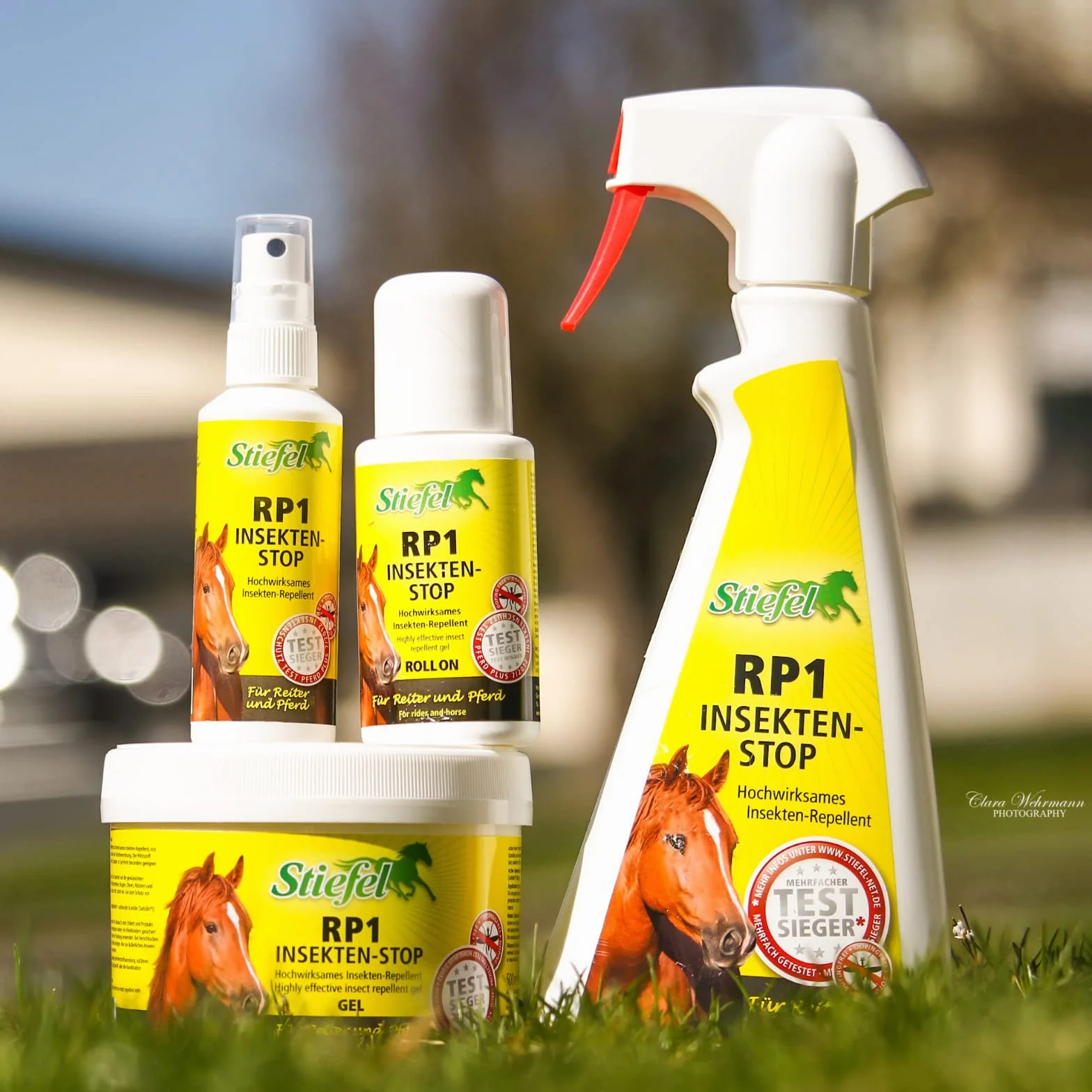 Stiefel RP1 Insekten-Stop Gel für Pferde, 500ml – Sanfter Insektenschutz mit Icaridin, alkoholfrei & hautfreundlich | Perfekt für sensible Haut & Ekzempferde