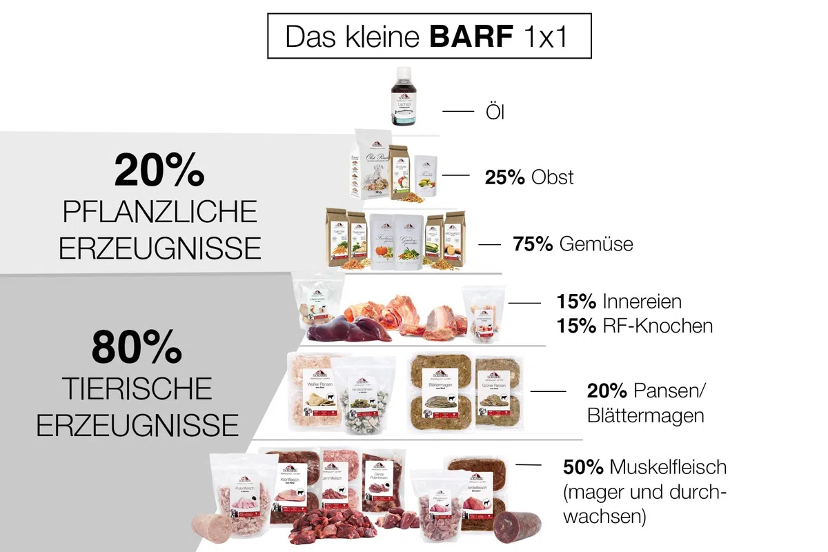 TACKENBERG 10 x 1000 g (10 kg) Barf Rinderpansen, gewürfelt – Frostfleisch für Hunde