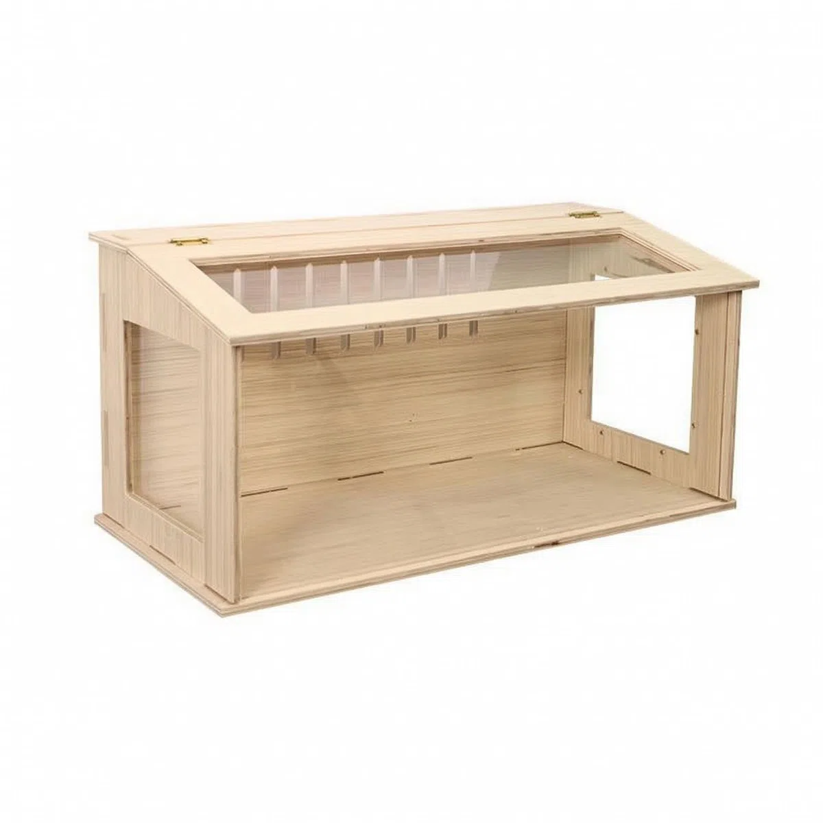 Colcolo Kleintierhaus mit Transparenten Sichtfenstern Transparent Tiergehege Belüftet für Kleintierhalter, 60x30x30