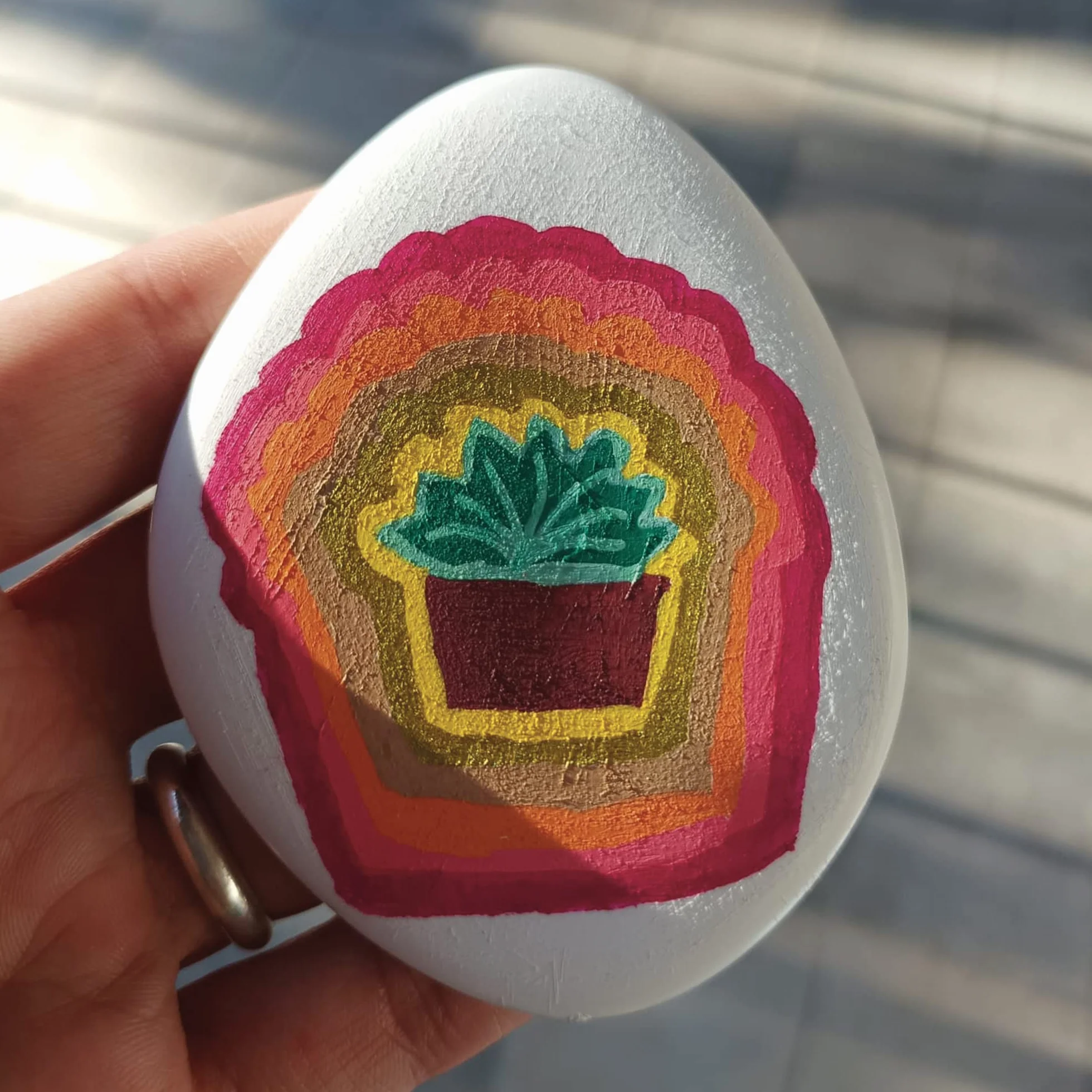 Kalapanta - Dekosteine ​​aus recyceltem Kunststoff für Vasen, Malerei, Aquarien, Haus, Garten (Größe S Ø 2-5 cm, etwa 75 Stück, Weiß)