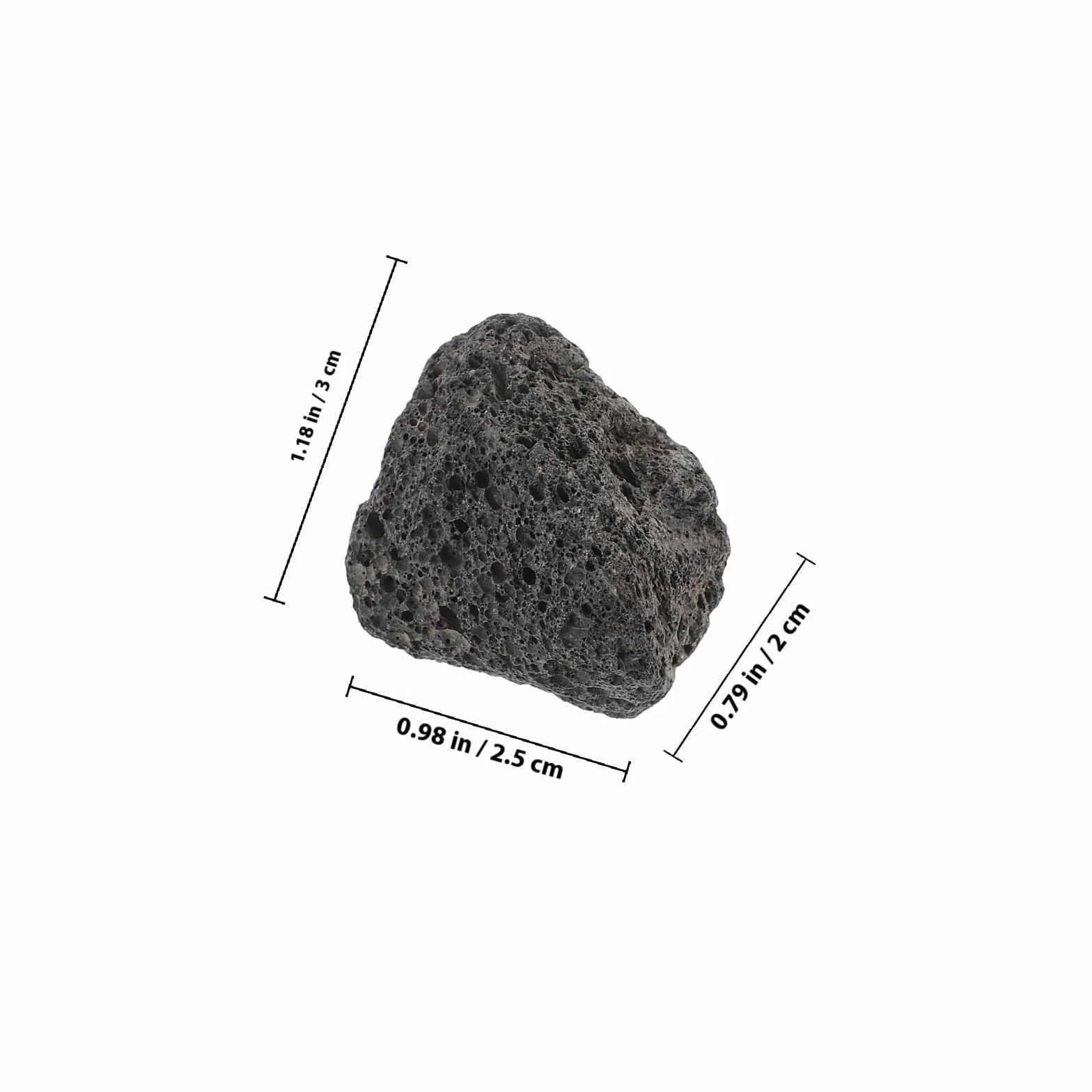 BESTonZON 400g Natürliche Lavasteine, Vulkanische Feuerstelle Lavasteinkiesel für Aquarien und Pflanzenbeete, Poröses Vulkangestein für Süß- und Salzwasser, Schwarze Dekosteine