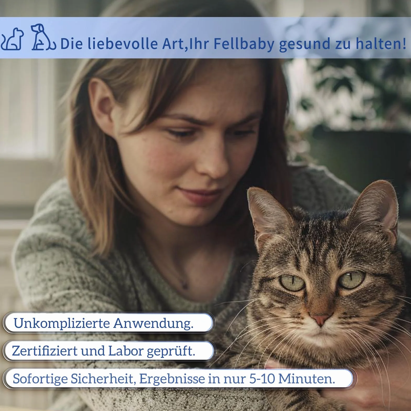 Giardien Schnelltest für Hund & Katze, 4 Tests Für Hunde & Katzen bei Giardia