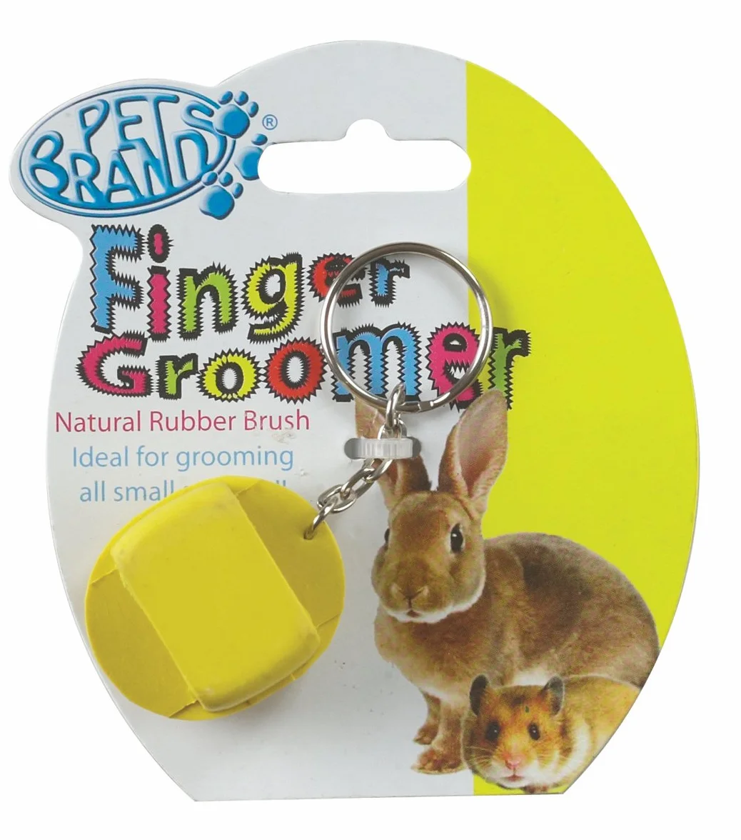 Petsentials Fingerpflege für Kleintiere, weiche Haustierbürste für Meerschweinchen, Hamster, Kaninchen und kleine Haustiere, perfekt für Kätzchen und Welpen, einfaches und problemloses Pflegezubehör