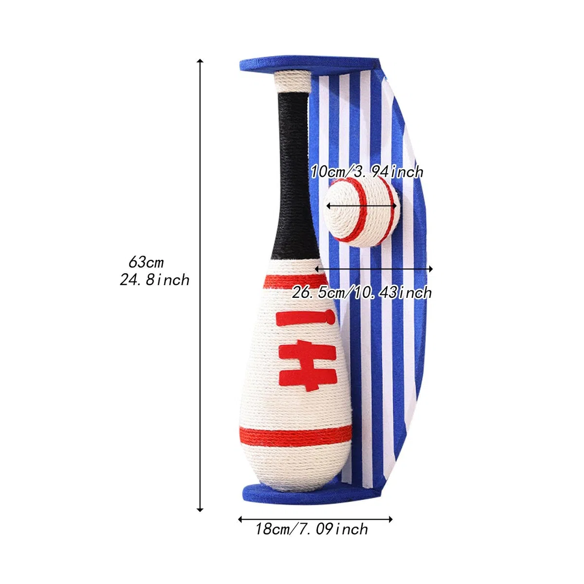 Katzenkratzbaum Kratzstange mit Basis Schleifpfoten Post Katzenkratzbaum zum Spielen