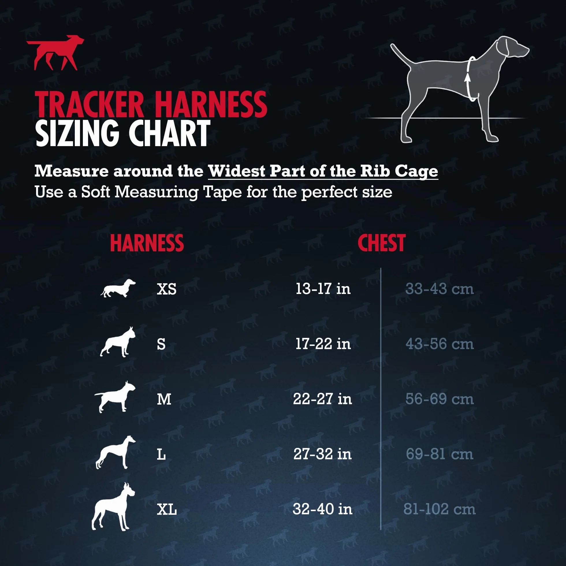 Tracker – kein Ziehen des Hundegeschirrs,Befestigungspunkte vorne und hinten,3M reflektierende Nähte erhöht die Sicherheit bei Nacht,5-Punkt-verstellbare Passform für Hunde, Large, grau