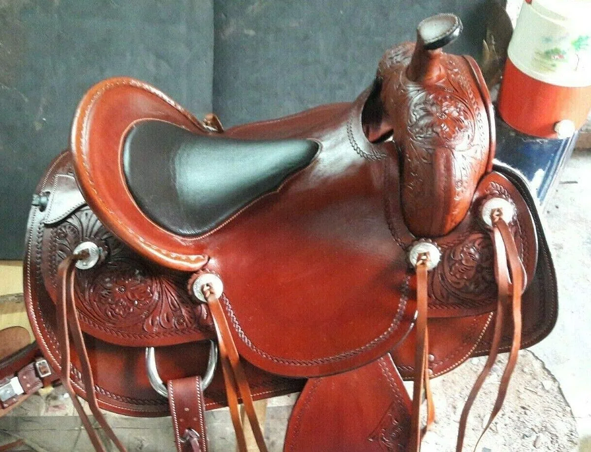 Equestrian Universe Westernsattel für Jugendliche und Kinder, strapazierfähig, aus Wade, Ranch-Sattel