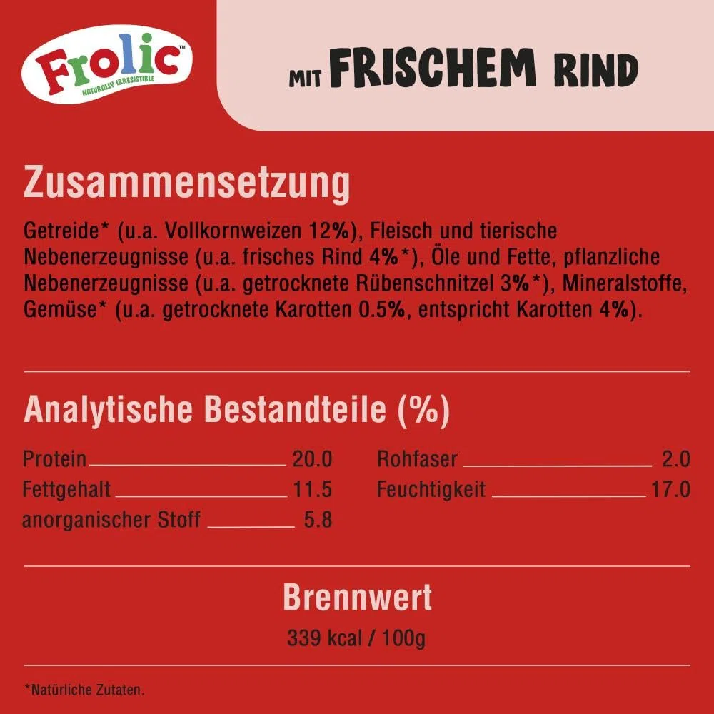FROLIC™ Beutel Rind 3x2,6kg
